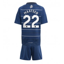 Aston Villa Ian Maatsen #22 Derde tenue Kids 2024-25 Korte Mouw (+ Korte broeken)